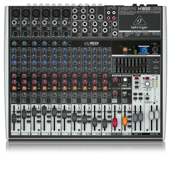 Behringer XENYX X1832USB 18 Channel Analog Mixer - Image 1