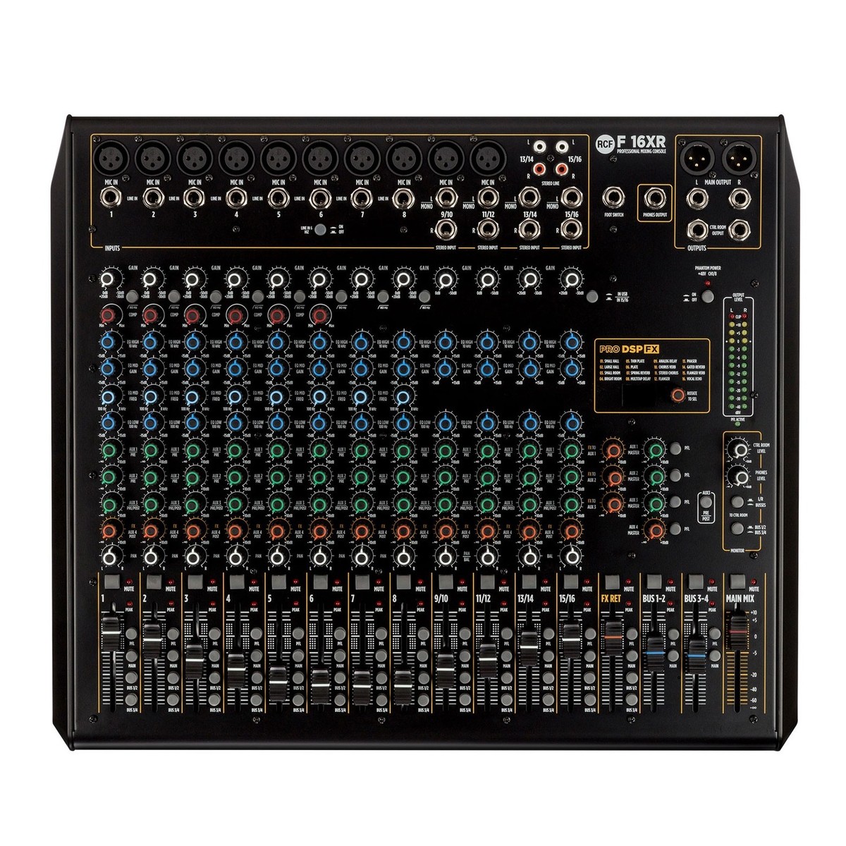 RCF F 16XR 16-Channel Analog Mixer RCF F 16XR 16-Channel Analog Mixer - Image 1
