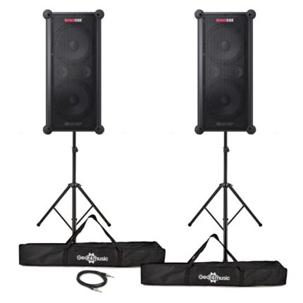 Sharp SumoBox CP-LS100 Portable Speakers with Stands