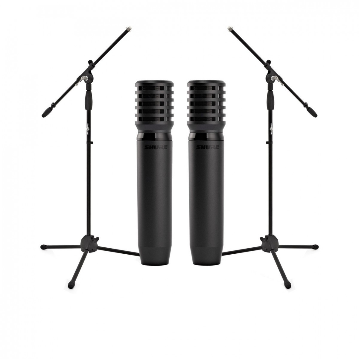 Shure PGA81 Condenser Pair with Stands and Cables Shure PGA81 Condenser Pair with Stands and Cables - Image 1