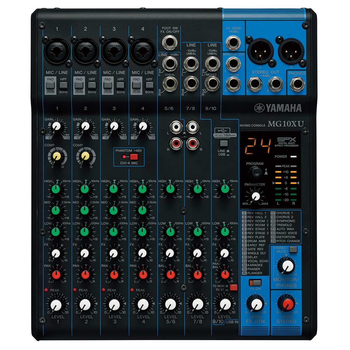 Yamaha MG10XU Analog USB Mixer Yamaha MG10XU Analog USB Mixer - Image 1